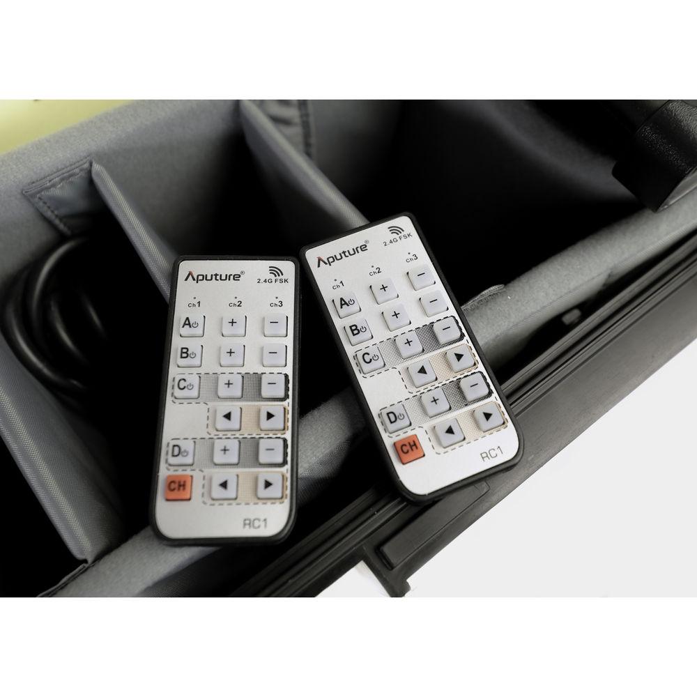 Aputure Light Storm LS 1c Bi-Color LED 2-Panel Kit with Gold Mount Battery Plate