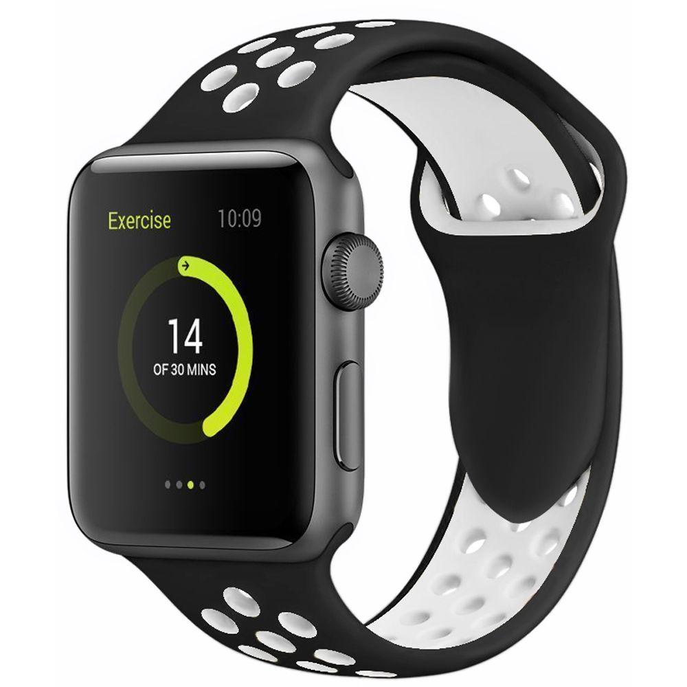 CASEPH Silicone Sport Band for 42mm 44mm Apple Watch
