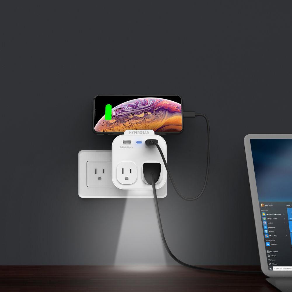 HyperGear Multi-Charger with Smartphone Holder & Nightlight