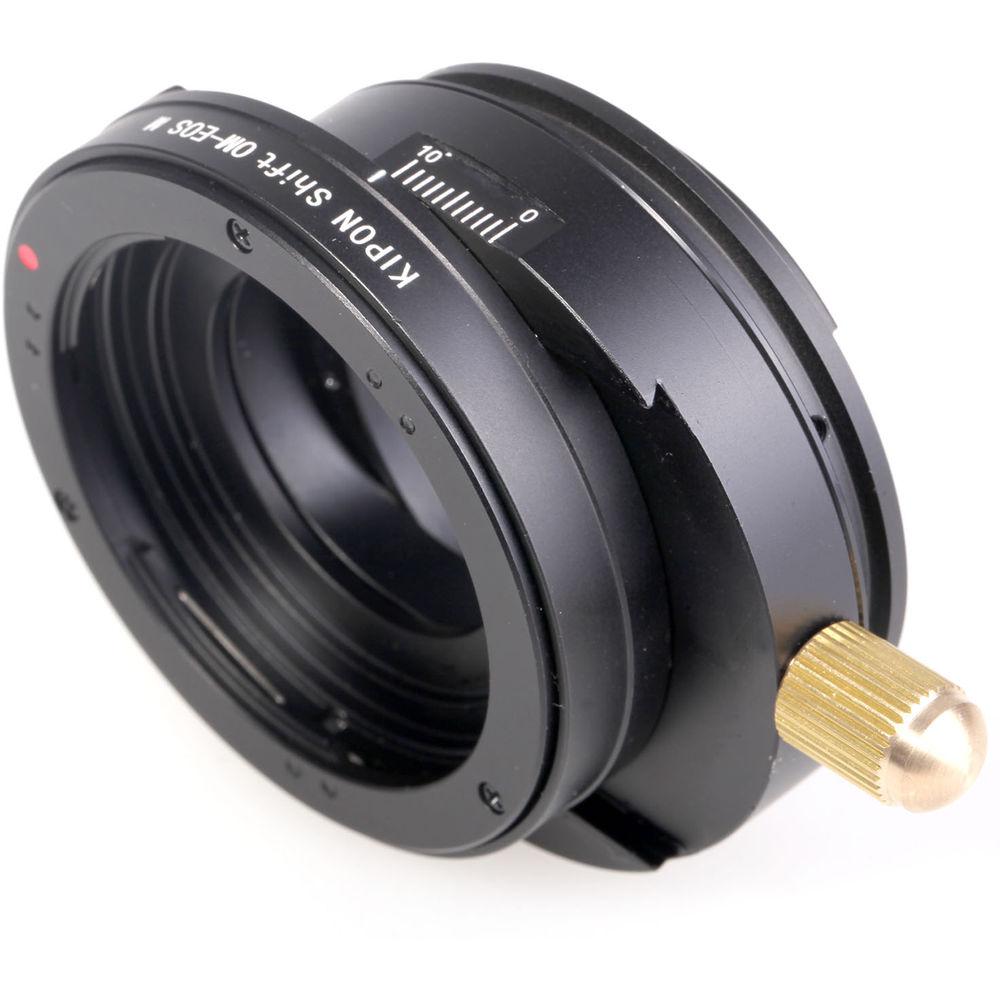 KIPON Lens Mount Adapter for Olympus OM Lens to Canon EF-M-Mount Camera with Shift Functionality