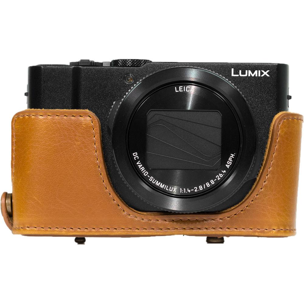 MegaGear Ever Ready Leather Camera Case for Panasonic LUMIX DMC-LX10