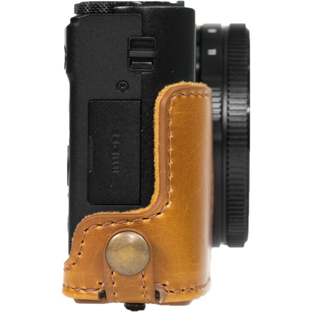 MegaGear Ever Ready Leather Camera Case for Panasonic LUMIX DMC-LX10