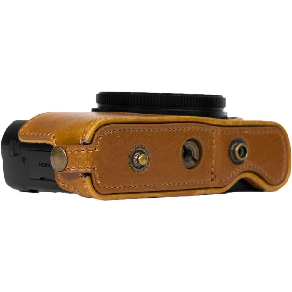 MegaGear Ever Ready Leather Camera Case for Panasonic LUMIX DMC-LX10