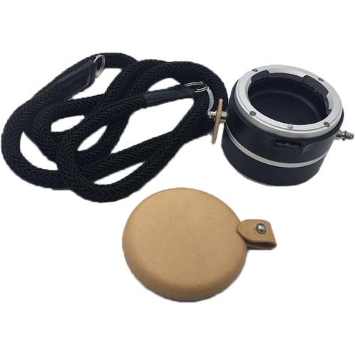 GoWing Leica Lens Flipper with Leather Cap and Strap