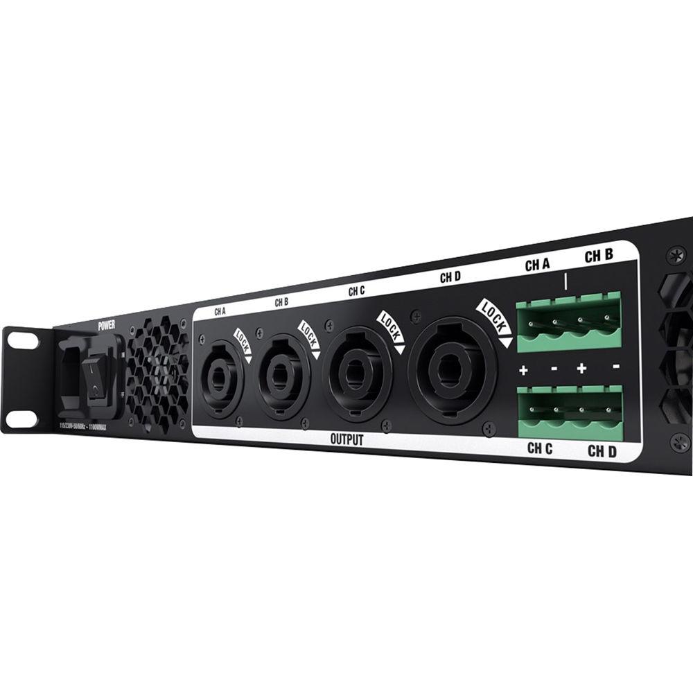 LD Systems 4-Channel Class D Installation Amplifier for CURV Systems, LD, Systems, 4-Channel, Class, D, Installation, Amplifier, CURV, Systems