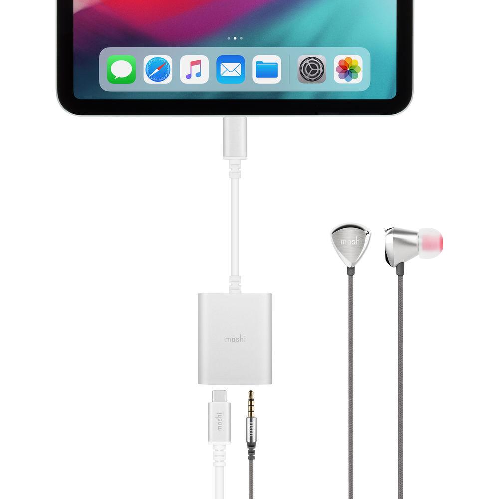 Moshi USB Type-C Digital Audio Adapter with Charging Port