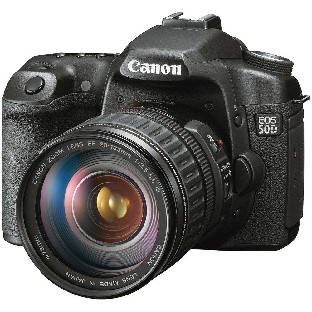 Canon EOS 50D SLR Digital Camera Kit with Canon 28-135mm IS Lens - Refurbished