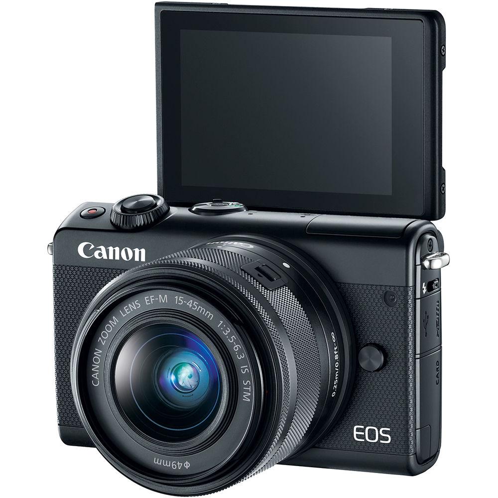 Canon EOS M100 Mirrorless Digital Camera with 15-45mm Lens