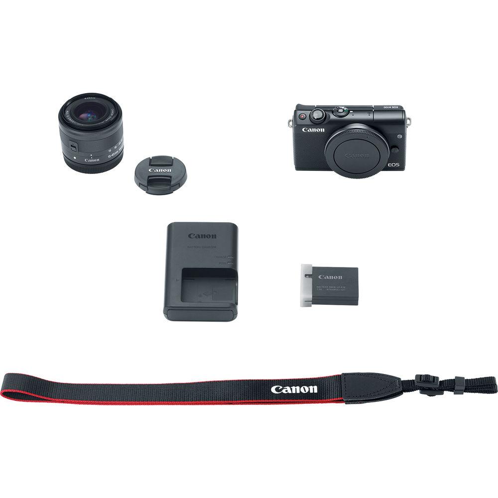Canon EOS M100 Mirrorless Digital Camera with 15-45mm Lens