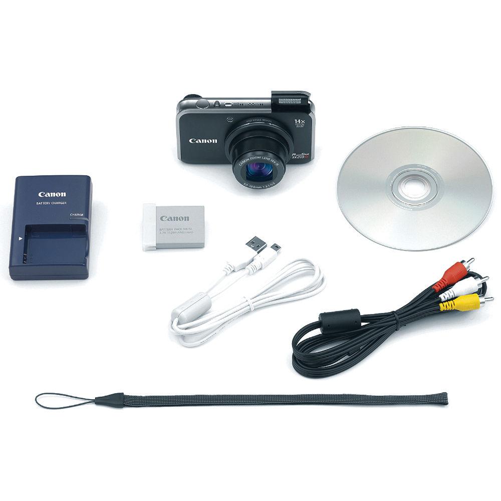 Canon PowerShot SX210 IS Digital Camera - Refurbished