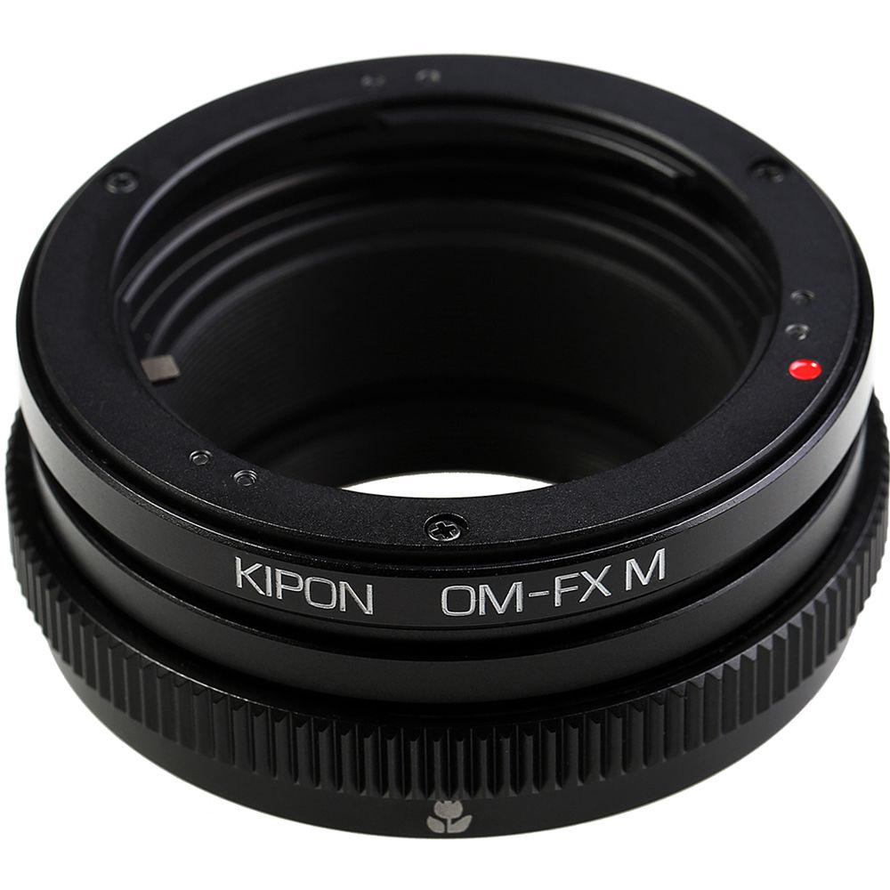 KIPON Lens Mount Adapter for Olympus OM Lens to FUJIFILM FX-Mount Camera with Helicoid