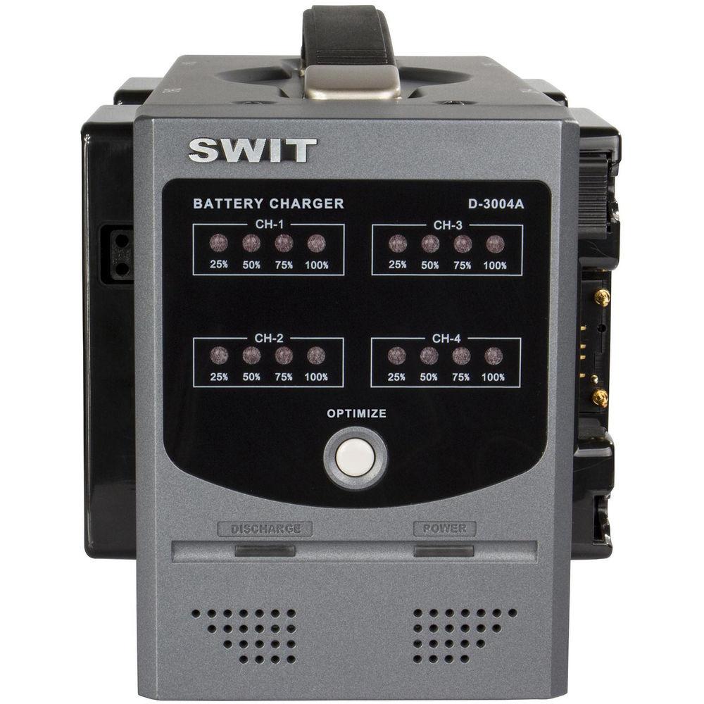 SWIT 4-Ch Simultaneous Charger With LED Indicators