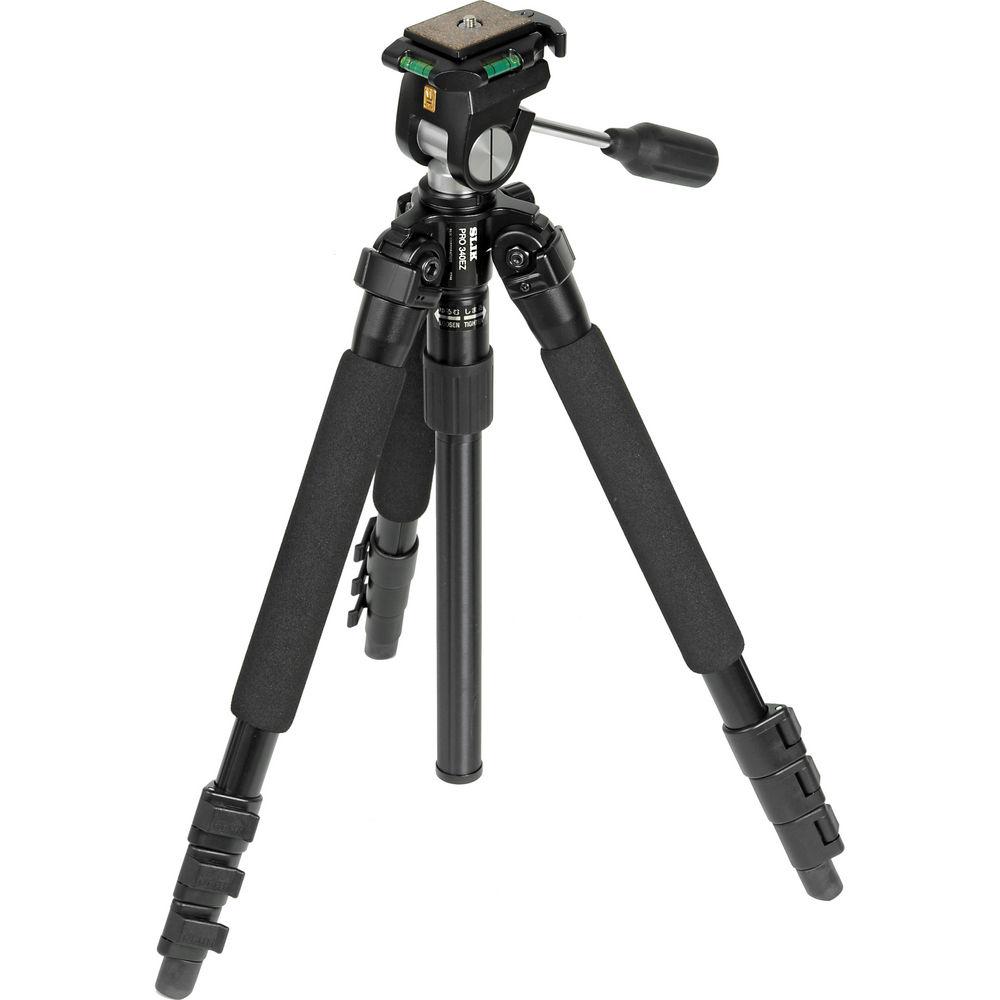 Slik Pro 340 EZ Tripod with SH-707E 2-Way, Pan-and-Tilt Head