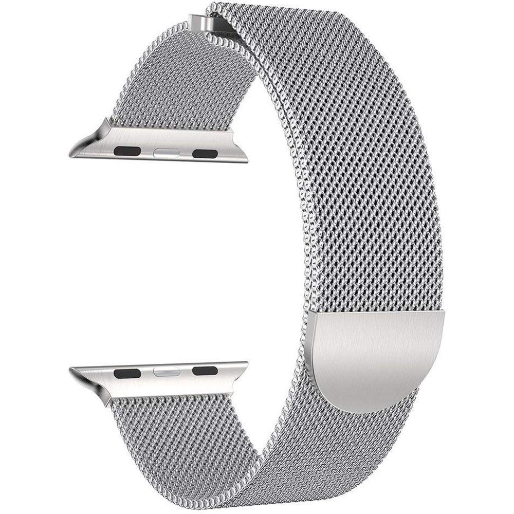 CASEPH Stainless Steel Mesh Band for 42mm 44mm Apple Watch