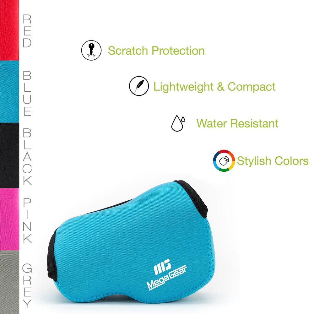MegaGear Ultra-Light Neoprene Case for Sony Alpha NEX-F3, NEX-7, or NEX-6 with 16-50mm