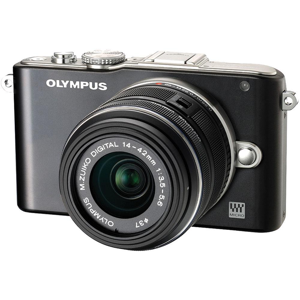 Olympus E-PL3 Mirrorless Micro Four Thirds Digital Camera with 14-42mm II f 3.5-5.6 Lens - Refurbished