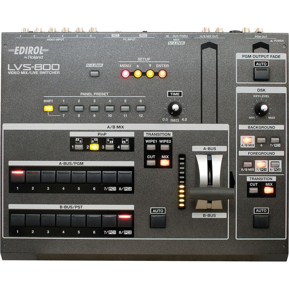 Roland LVS-800 Video Mix Live Switcher - Refurbished, Roland, LVS-800, Video, Mix, Live, Switcher, Refurbished