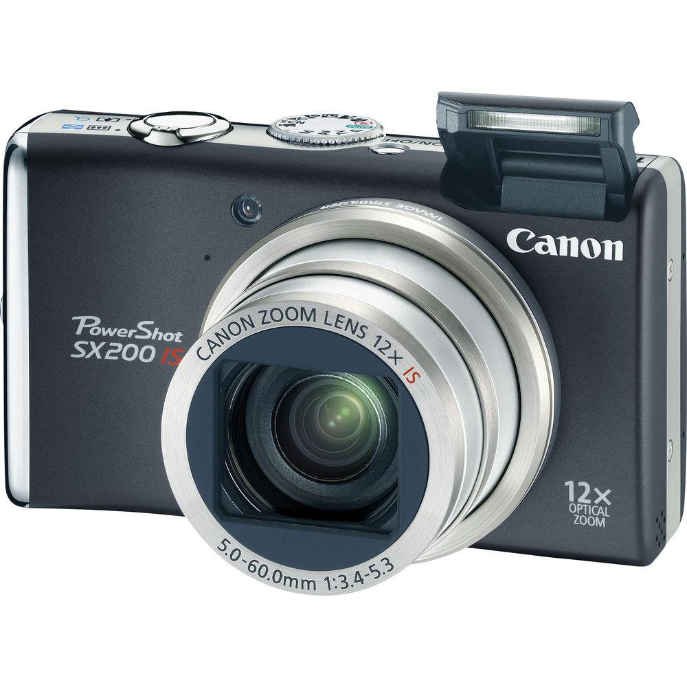 Canon PowerShot SX200 IS Digital Camera - Refurbished