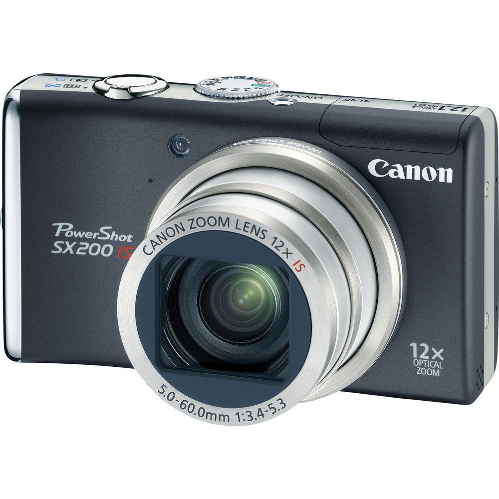 Canon PowerShot SX200 IS Digital Camera - Refurbished