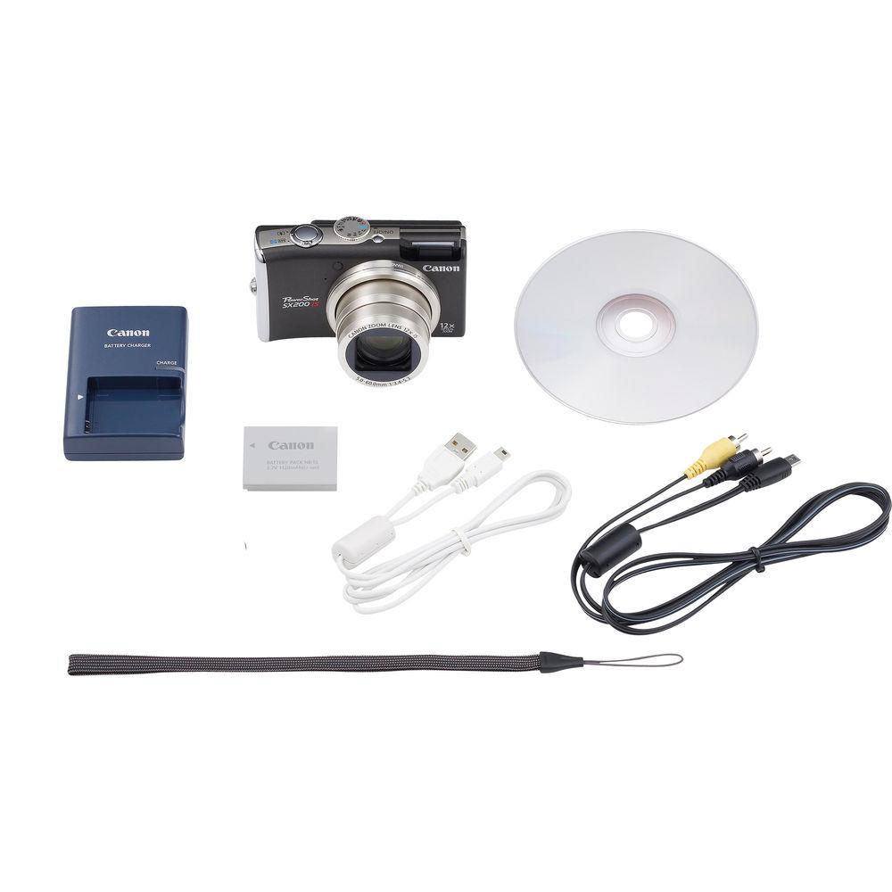 Canon PowerShot SX200 IS Digital Camera - Refurbished