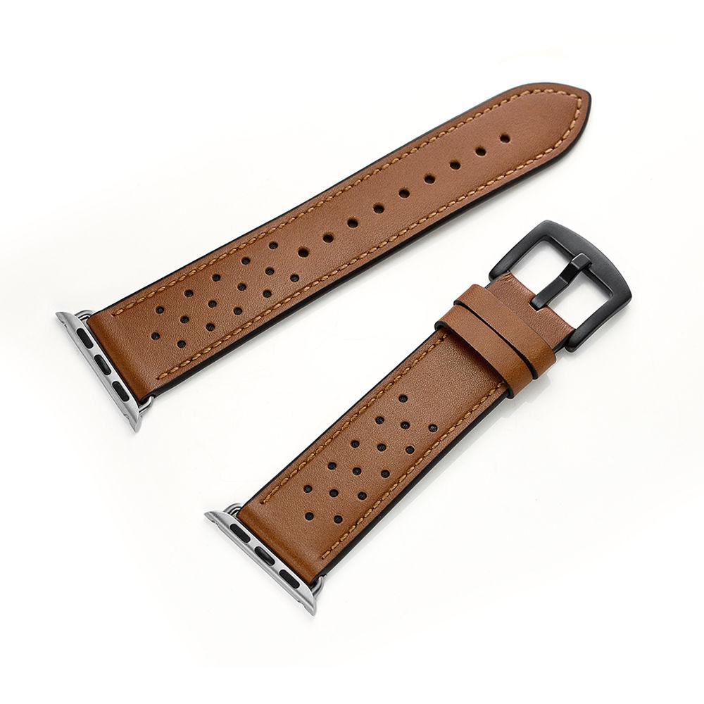 CASEPH Genuine Leather Band for 42mm 44mm Apple Watch