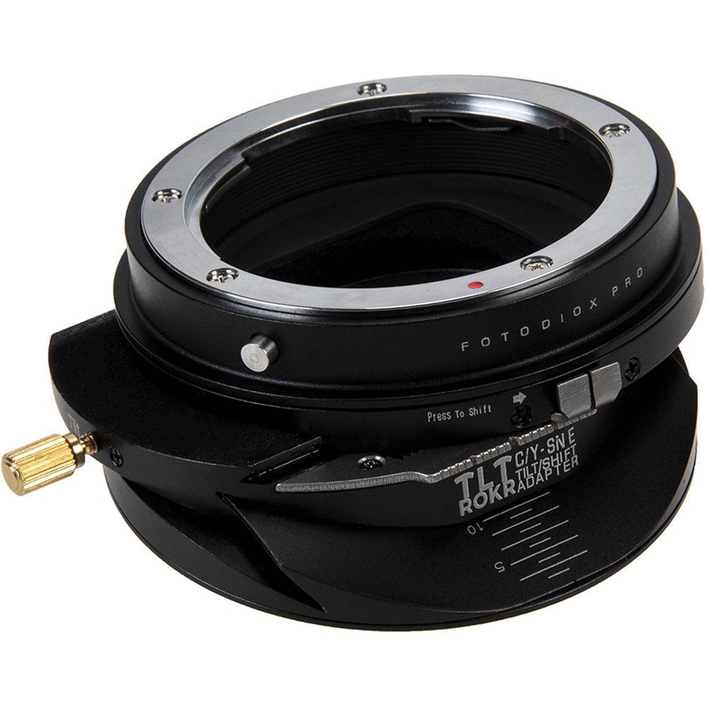 FotodioX Pro TLT ROKR Tilt Shift Adapter for Contax Yashica Lenses to Hasselblad XCD Mount Camera
