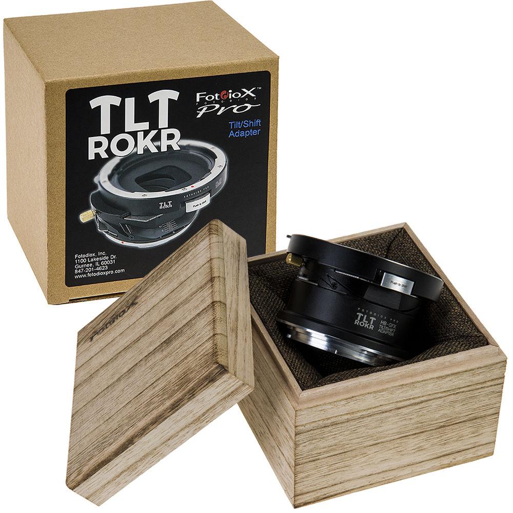 FotodioX Pro TLT ROKR Tilt Shift Adapter for Hasselblad V-Mount Lens to Fuji G-Mount GFX Camera