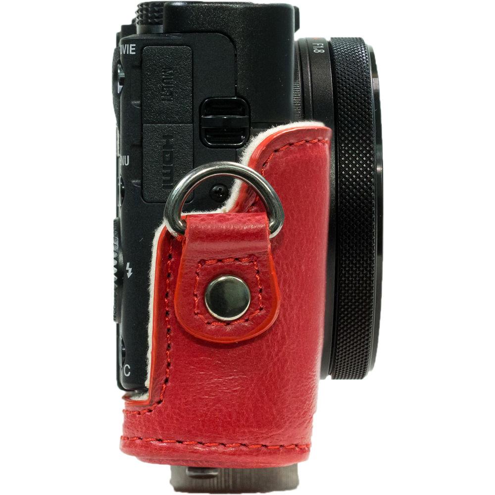 MegaGear Ever Ready PU Leather Camera Case and Strap for Sony Cyber-shot DSC-RX100 VI, V, IV, III