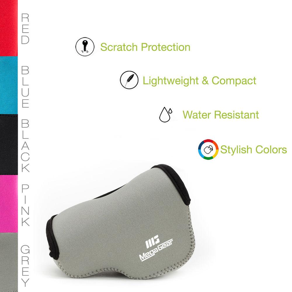 MegaGear Ultra-Light Neoprene Case for Sony Alpha NEX-F3, NEX-7, or NEX-6 with 16-50mm
