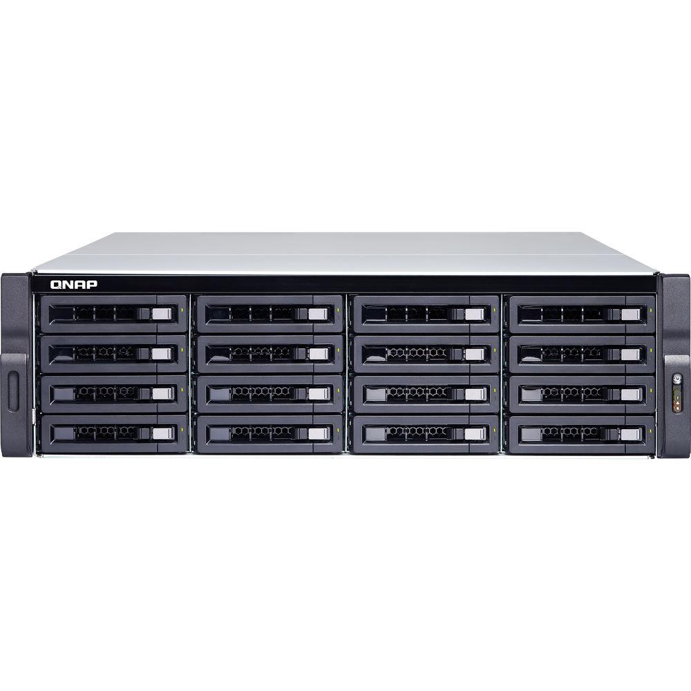 QNAP 3U 16-Bay NAS with Intel Core i3-8100 4-Core 3.6 Ghz 500W Redundant Power Supply