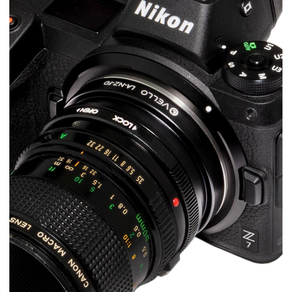 Vello Lens Mount Adapter for Canon FD-Mount Lens to Nikon Z-Mount Camera
