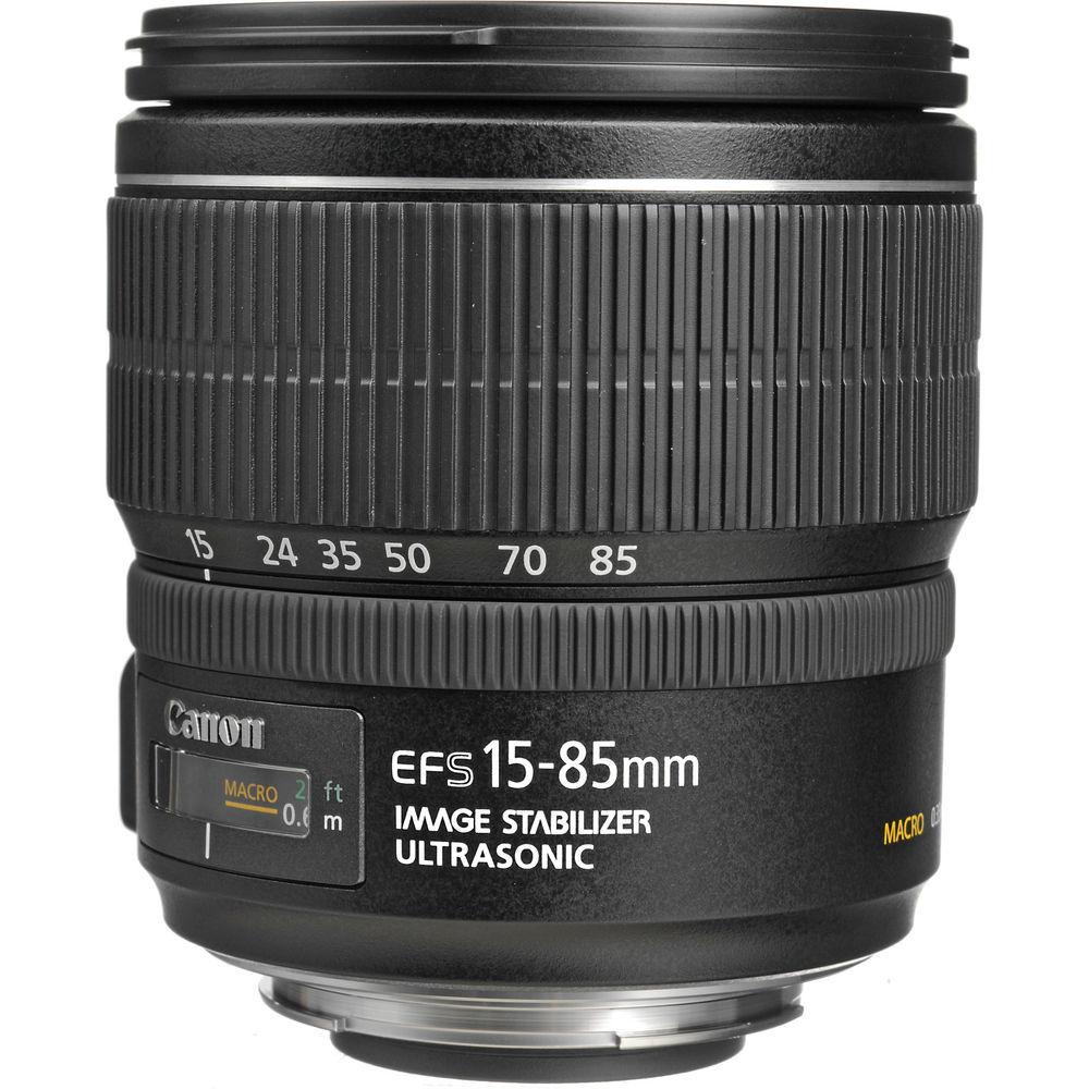 Canon EF-S 15-85mm f 3.5-5.6 IS USM Lens - Refurbished