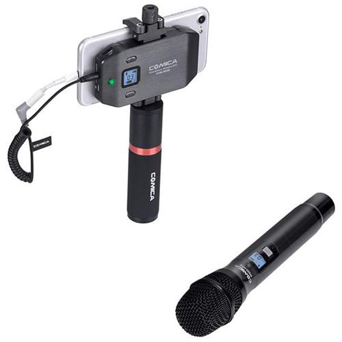 Comica Audio CVM-WS50H Wireless Handheld Microphone Bundle for Smartphones