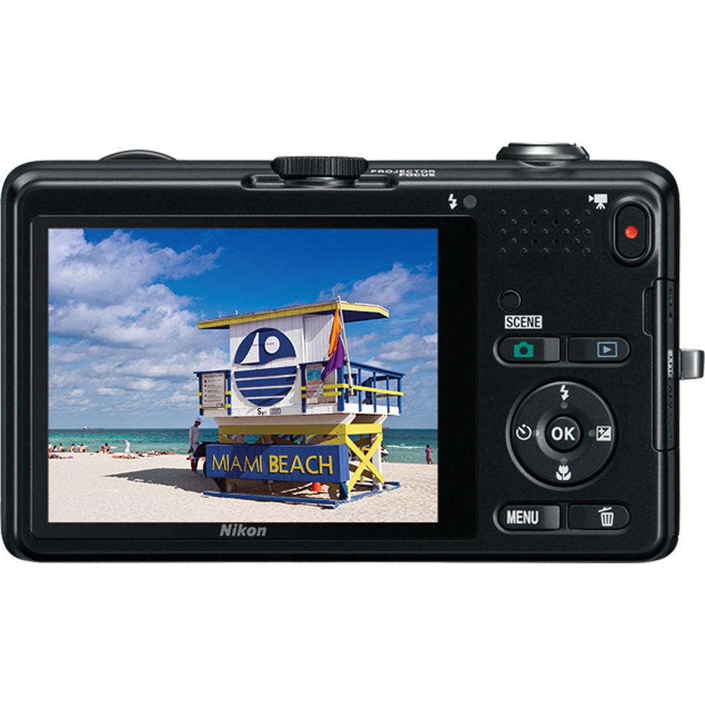 Nikon CoolPix S1200pj Digital Camera With Built-In Projector - Refurbished