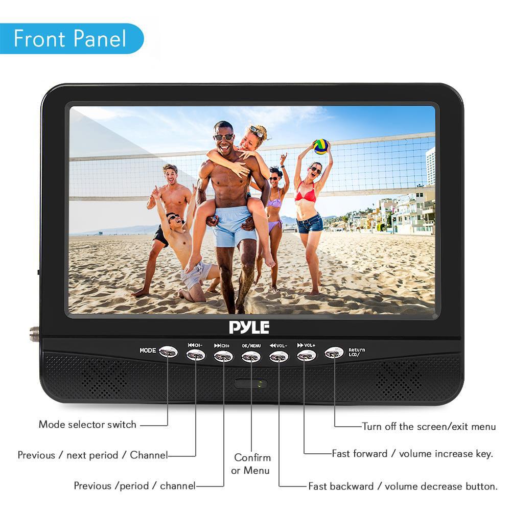 Pyle Home PLTV9553 9" Class Portable LCD TV