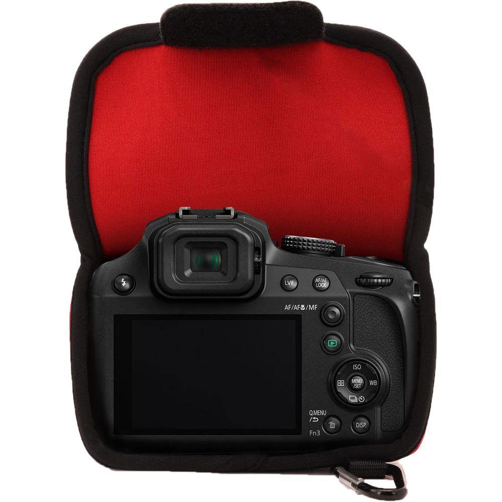 MegaGear Ultra-Light Neoprene Camera Case for Panasonic LUMIX DC-FZ80, DC-FZ70, FZ72