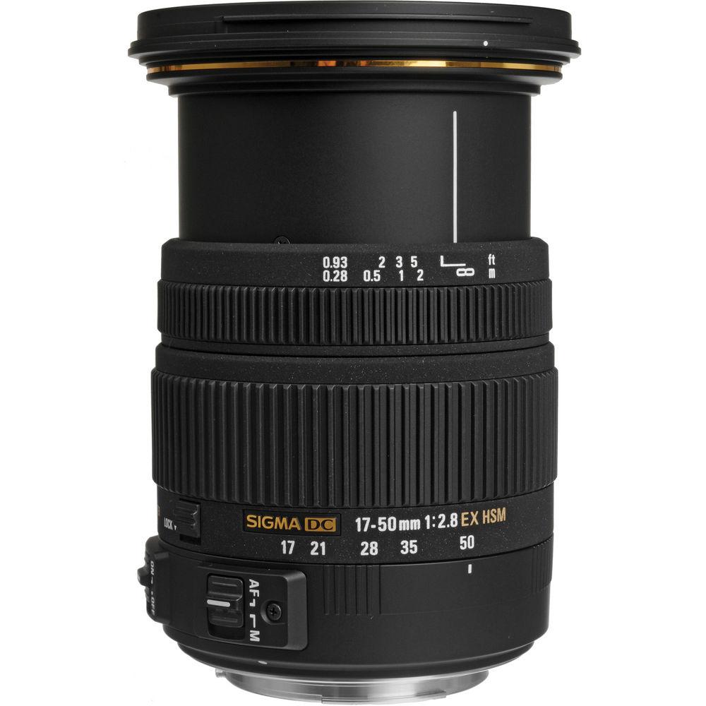 Sigma 17-50mm f 2.8 EX DC OS HSM Lens for Canon EF