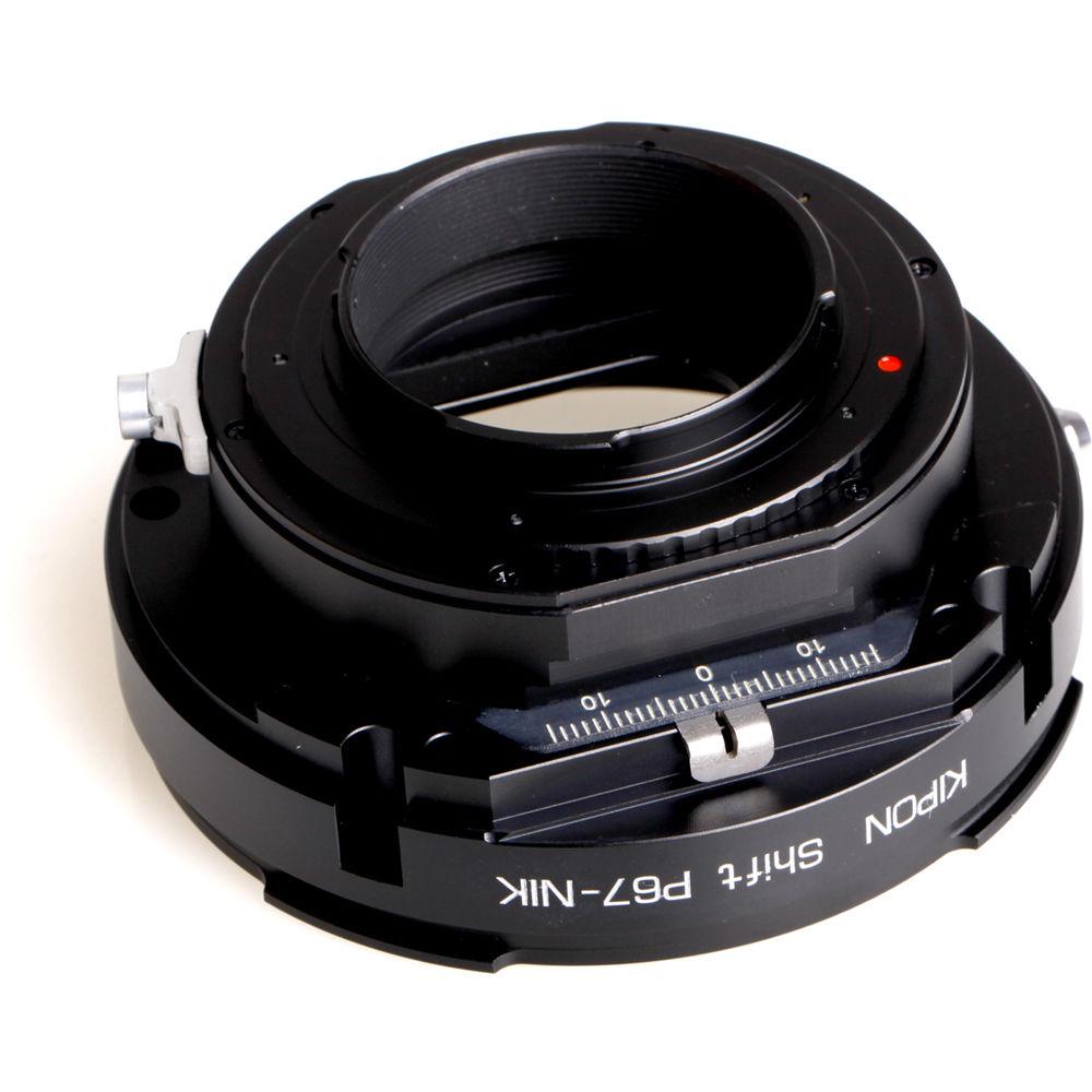 KIPON Lens Mount Adapter for Pentax 67 Lens to Nikon F-Mount Camera with Shift Functionality