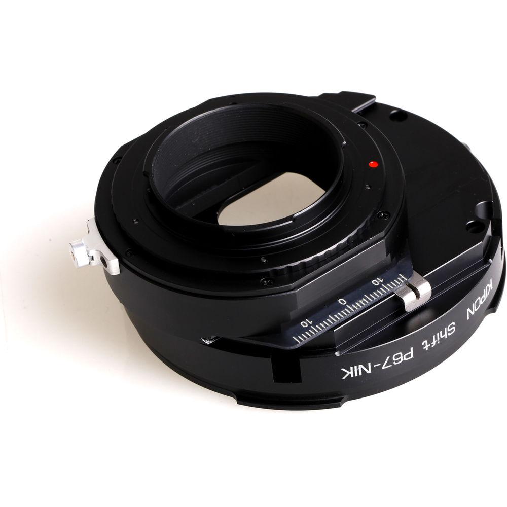 KIPON Lens Mount Adapter for Pentax 67 Lens to Nikon F-Mount Camera with Shift Functionality