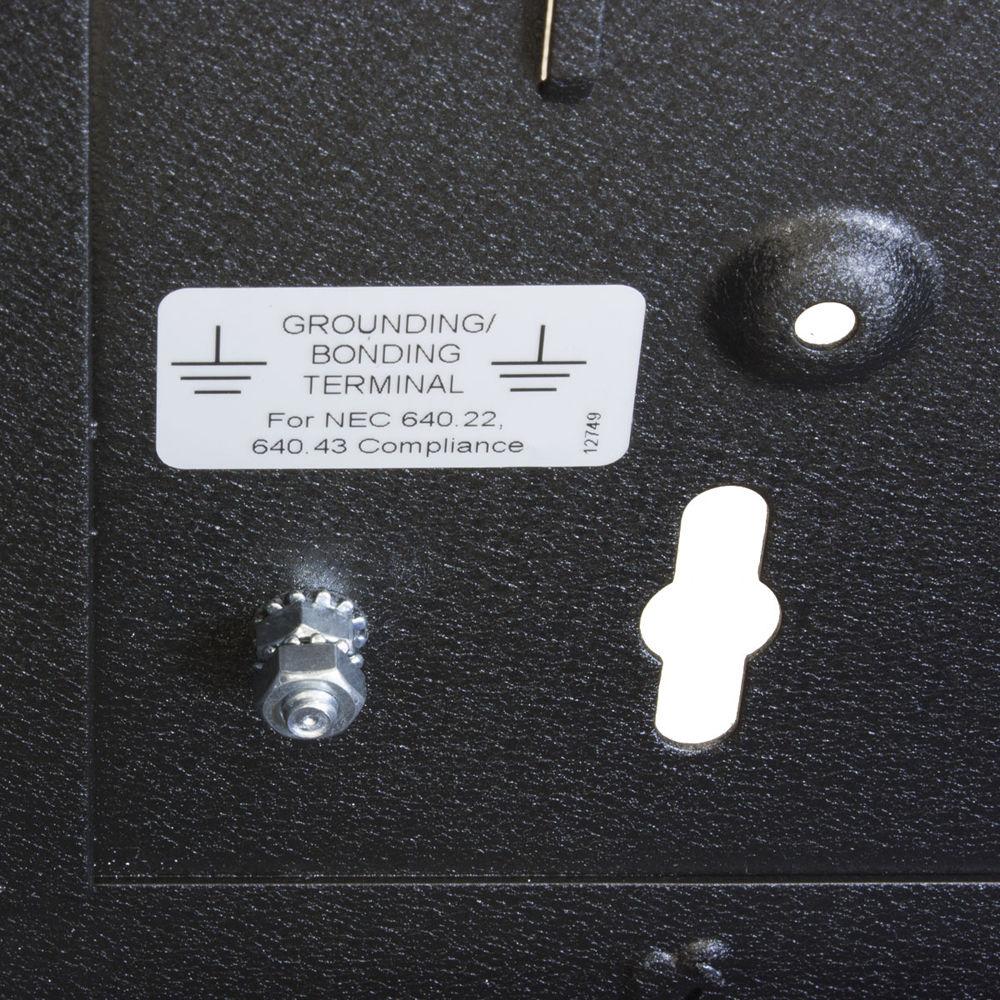 Lowell Manufacturing Rack-Sectional Wall Mount-10U, 19" Deep, 1-Pair Adjustable Rails