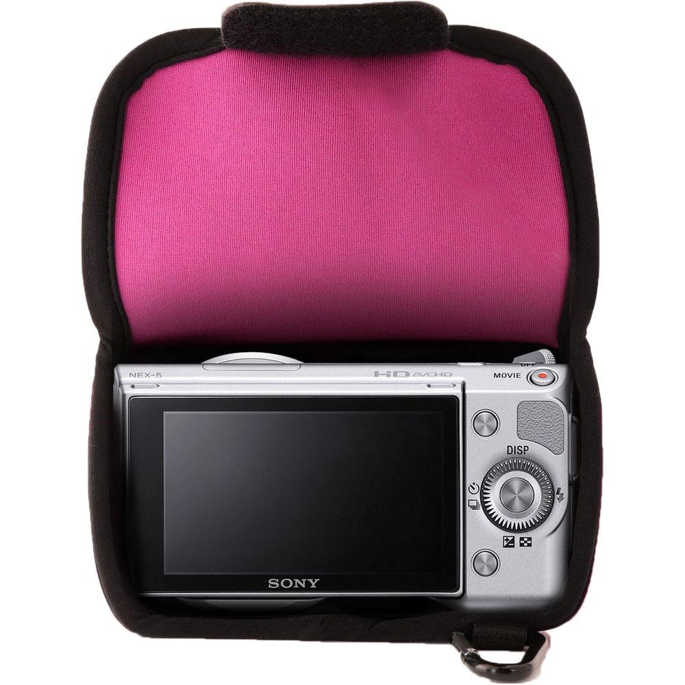 MegaGear Ultra-Light Neoprene Case for Sony Alpha NEX-5R, NEX-5N, or NEX-5 with 16-50mm