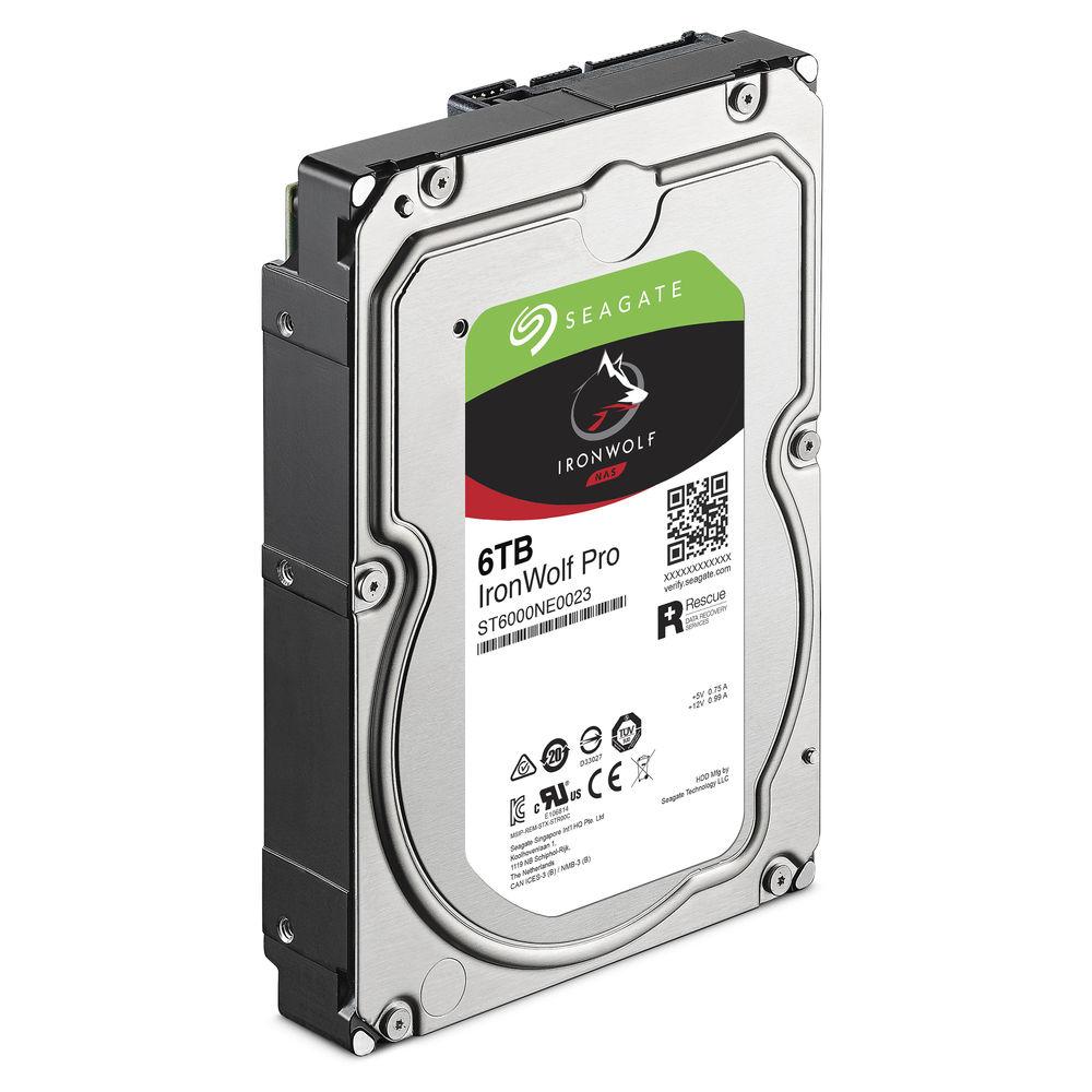 Seagate 6TB IronWolf Pro 7200 rpm SATA 3.5" Internal NAS