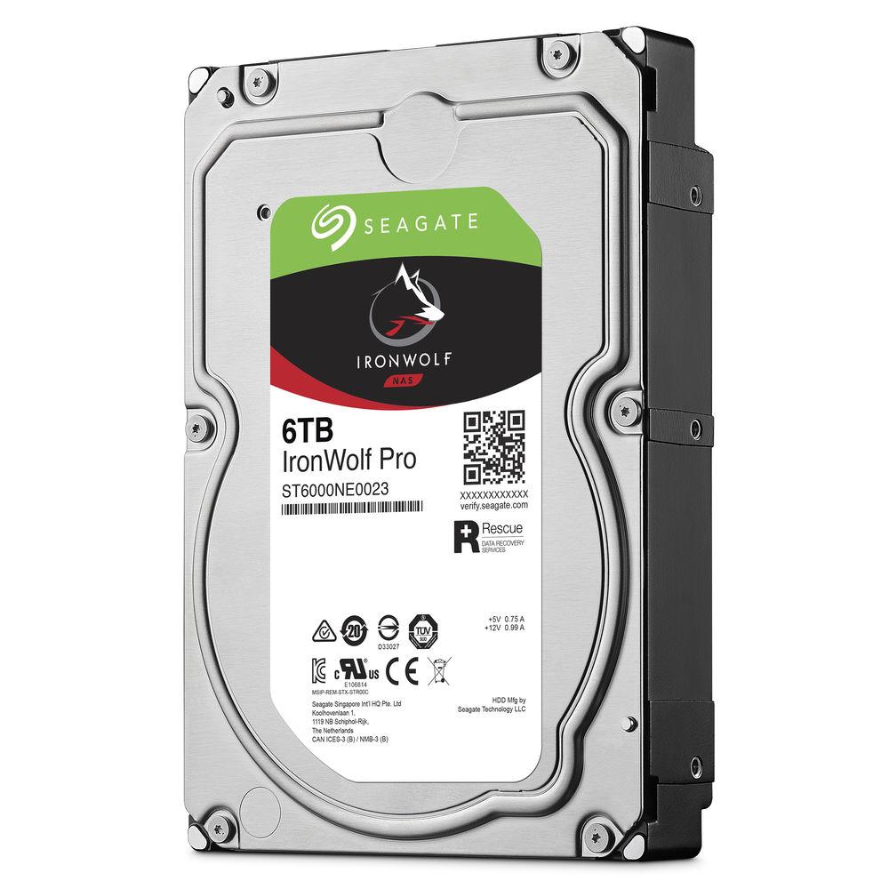 Seagate 6TB IronWolf Pro 7200 rpm SATA 3.5" Internal NAS