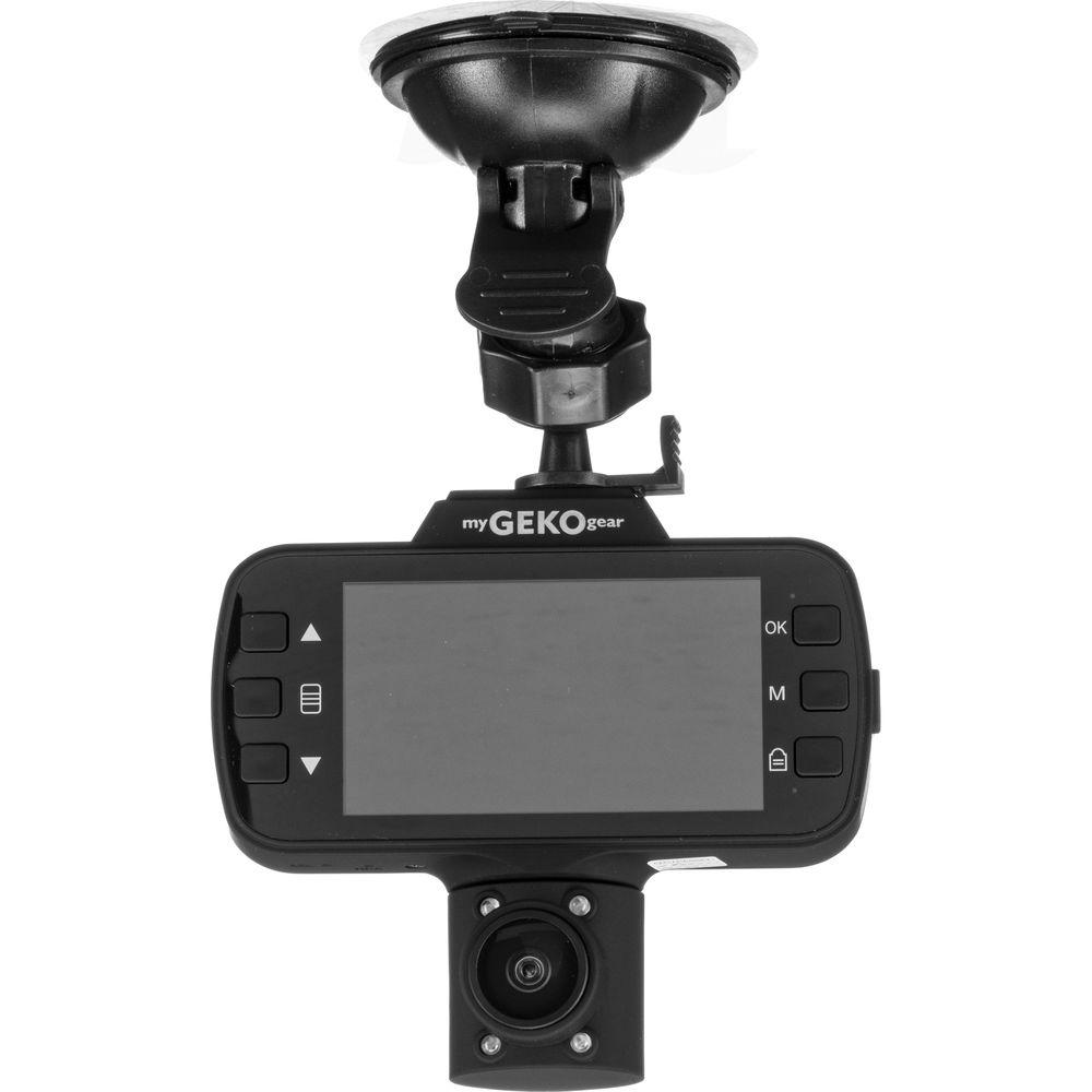 myGEKOgear OwlScout 2-Channel 1080p Dash Cam with Night Vision & 16GB microSD Card