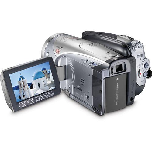 Canon VIXIA HV20 HDV Camcorder, 1 2.7" 2.96MP CMOS Sensor, 1920 x 1080 Resolution, 24p Frame Rate, with 10x Optical Zoom, Optical Image Stabilizer, HDMI, Hot Shoe and HC miniSD Card Slot - Refurbished