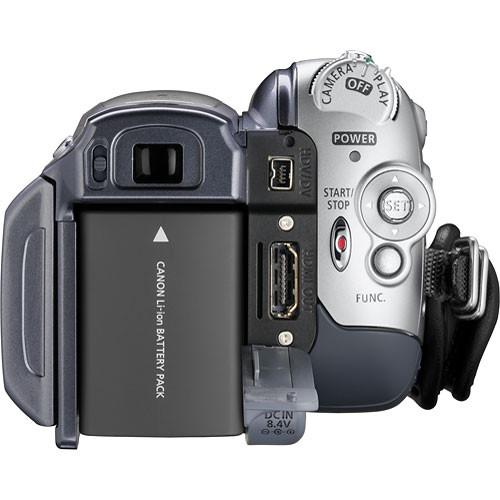 Canon VIXIA HV20 HDV Camcorder, 1 2.7" 2.96MP CMOS Sensor, 1920 x 1080 Resolution, 24p Frame Rate, with 10x Optical Zoom, Optical Image Stabilizer, HDMI, Hot Shoe and HC miniSD Card Slot - Refurbished