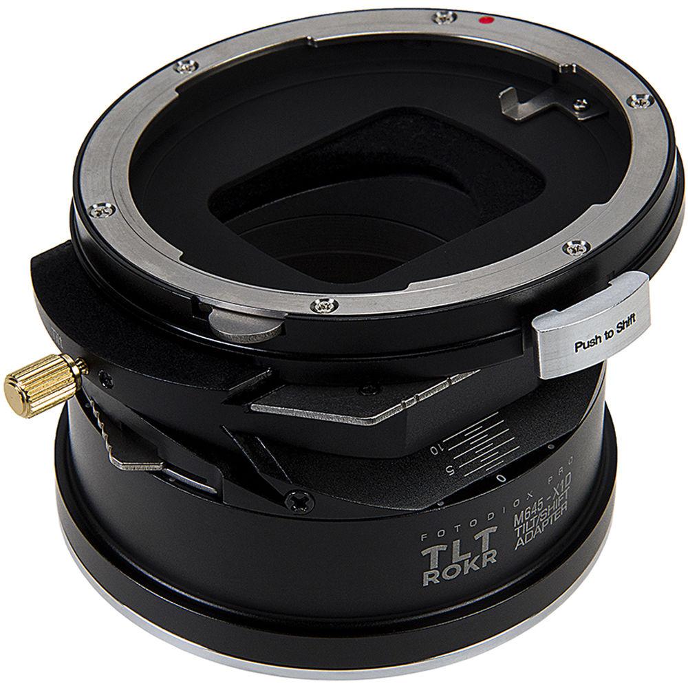FotodioX Pro TLT ROKR Tilt Shift Adapter for Mamiya 645 Mount Lens to Hasselblad XCD Mount Camera