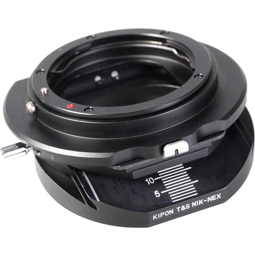 KIPON Lens Mount Adapter for Nikon Lens to Sony E-Mount Camera With Tilt-Shift Functionality