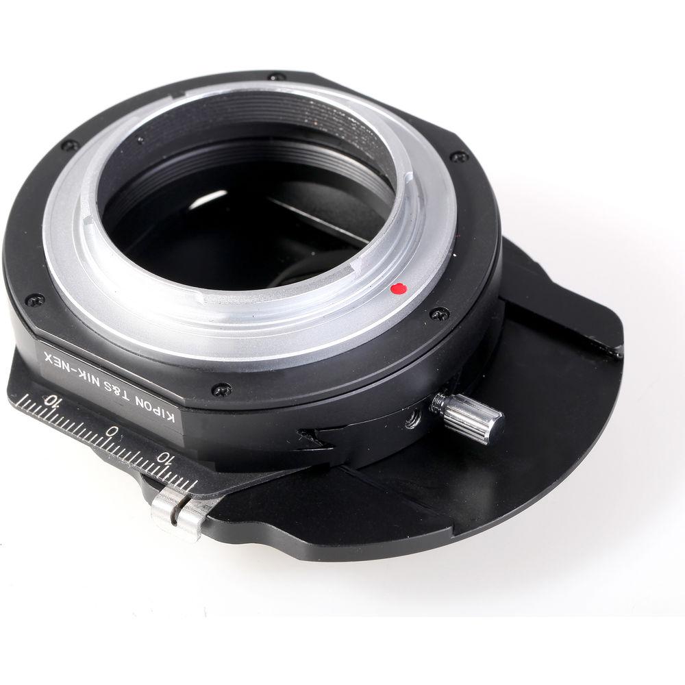 KIPON Lens Mount Adapter for Nikon Lens to Sony E-Mount Camera With Tilt-Shift Functionality