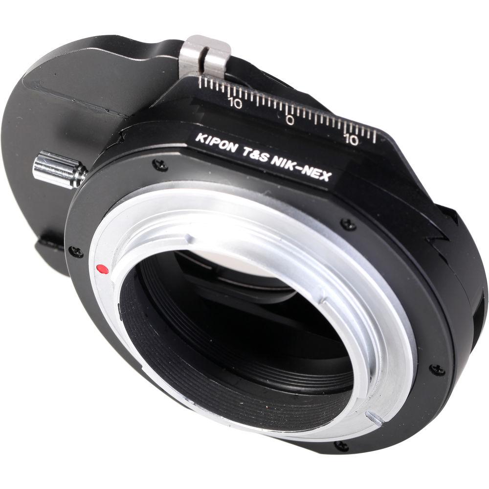 KIPON Lens Mount Adapter for Nikon Lens to Sony E-Mount Camera With Tilt-Shift Functionality